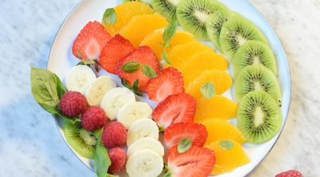 recette, fruits, 