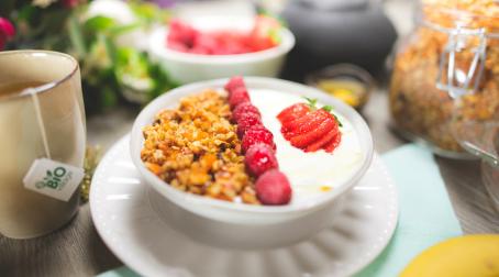 Mes Recettes granolas aux fruits frais & yaourt grec facile gourmand healthy diététique
