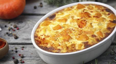 Gratin de potiron et pommes de terre