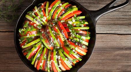 Gratin de légumes au comté