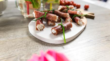 visuel recette facile roulés jambon chèvre apéritif ou entrée visuel recette facile roulés jambon chèvre apéritif ou entrée