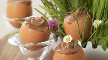 Recette de mousse au chocolat spécial Pâques