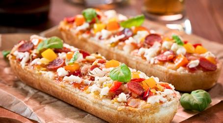 Recette de pizza baguette revisitée