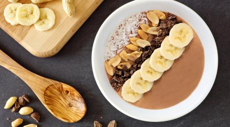 Smoothie bowl au chocolat