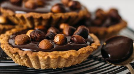 Tarte chocolat noisettes