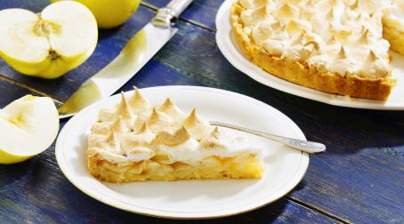Tarte meringuée aux pommes Recette de tarte meringuée aux pommes