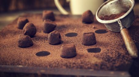 Truffes au chocolat Truffes au chocolat