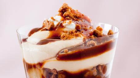 Verrine mascarpone, poire, caramel Verrine mascarpone, poire, caramel